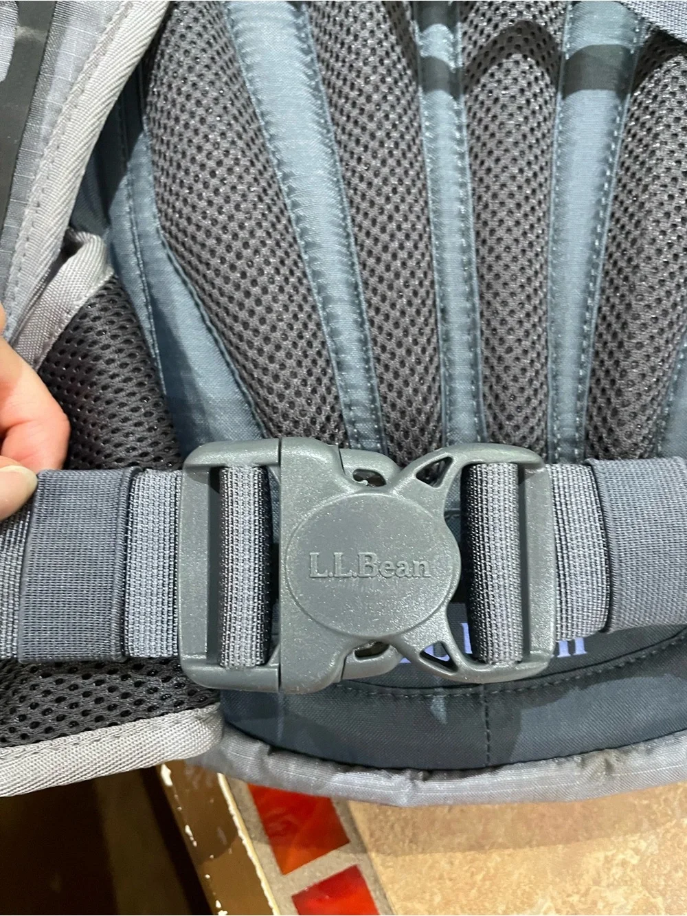 L.L. Bean Blue and Gray Lightweight Daypack Backpack Lily 18 back to school